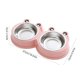 thumbnail image 3 of Forma de rana con cuenco doble de acero inoxidable – Comedero de agua para perros elevado antideslizante, cuencos desmontables 2 en 1, grado alimentario, para mascotas pequeñas y medianas azul, 3 of 6
