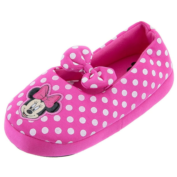 Disney Minnie Mouse Pink Ballet Slippers for Toddler Girls XL/1112