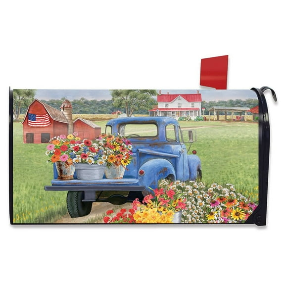 Briarwood Lane Day On The Farm Spring Large / Oversized Mailbox Cover