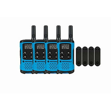 Motorola T100 Two-Way Radios / Walkie Talkies 4-PACK - Walmart.com