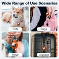 thumbnail image 6 of for Airtag Holder Case with Keychain, Shockproof GPS Cover Anti-Scratch Key Chain for Air Tags, for Airtag Accessories for GPS Item Tracker Cases for Bags, Luggages, Black, 6 of 10