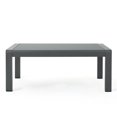 thumbnail image 3 of Kepooman Table Basse Moderne, Table Centrale en Bois Rustique, Table Rectangulaire pour Salon, Gris, 3 of 9