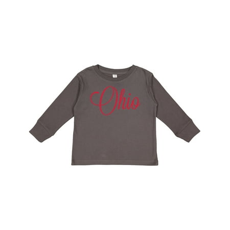 

Inktastic Ohio Gift Toddler Boy or Toddler Girl Long Sleeve T-Shirt