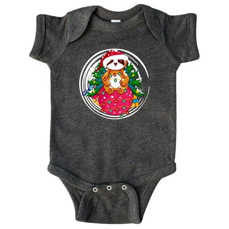 

Inktastic Christmas Sloth Gift Baby Boy or Baby Girl Bodysuit