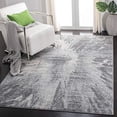 thumbnail image 2 of Safavieh Tulum Collection TUL228A Modern Abstract Non-Shedding Stain Resistant Living Room Bedroom Area Rug, 3' x 5', Ivory / Grey, 2 of 15