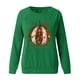thumbnail image 3 of Sudadera de Manga Larga Odeerbi con Estampado de Acción de Gracias para Mujer Talla M, 3 of 4