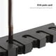 thumbnail image 4 of Soporte vertical de pared para cañas de pescar | Para cañas y carretes | Almacenamiento para garaje y hogar | Fácil instalación con tornillos y anclajes | Negro, 4 of 8