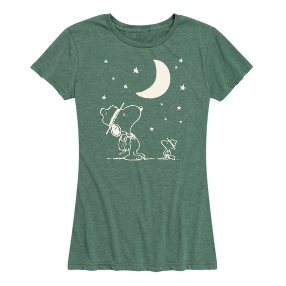 Peanuts - Snoopy Star Gazing - Women's Short Sleeve Graphic T-Shirt