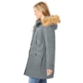 thumbnail image 4 of Woman Within Plus Size Arctic Parka Jacket & Hood 34" Long Down Blend Winter Coat, 4 of 6