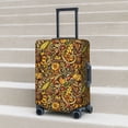 thumbnail image 6 of Xecao Vintage Sunflower and Corn Autumn Print Elastic Luggage Cover, Double-sided Print , Perfect for Travel, Business, and Daily Use (Suitcase Not Included)-X-Large, 6 of 7