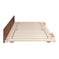 thumbnail image 4 of Atlantic Furniture Lit Gigogne Simple Extra Long Noyer Antique, 4 of 4