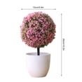 thumbnail image 2 of (green) simulated plant potted plants, 2 of 8