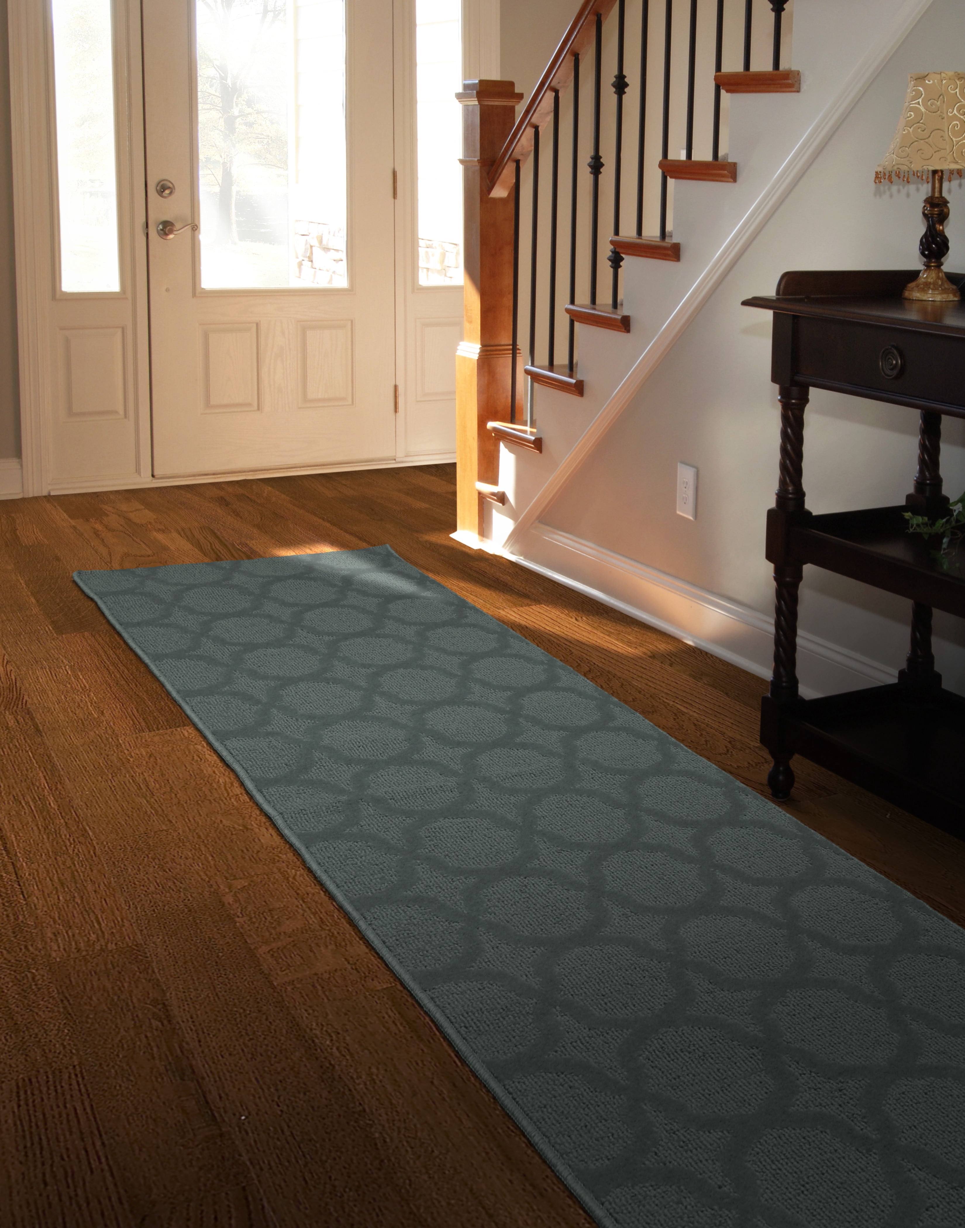 Garland Rug Sparta Sea Foam Indoor Runner Rug, 2' x 8'