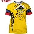 thumbnail image 3 of Personalized Colombia Shirt 3D, Custom Colombia Flag Shirts for Men Women, Colombian Pride T-Shirt, Unisex Shirt (S), 3 of 5