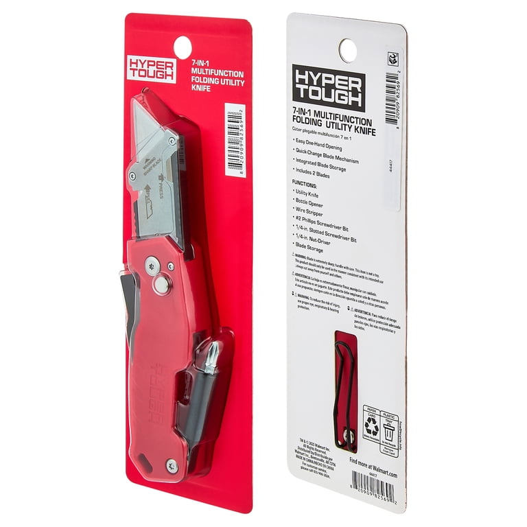 ハイパーナイフ Hyper Tough 7-in-1 Multi-function Lockback Utility Knife - Walmart.com
