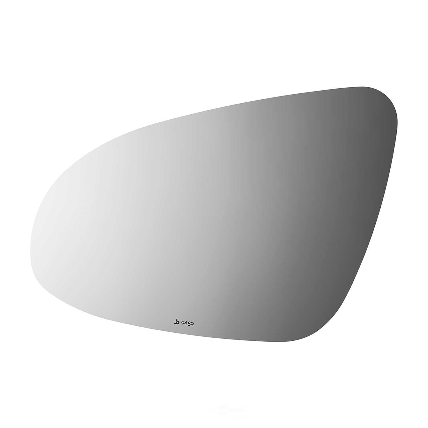 Burco Side View Mirror Replacement Glass - Clear Glass - 4469