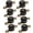 Black, variant on 8pcs Lovely Pumpkin Shape Cabinet Knobs: Modern Euro Style Ceramics Kitchen Cabinet Hardware/ Dresser Drawer Pulls Handles