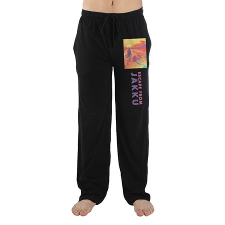 Escape From Jakku Star Wars Movies Mens Black Sleep Wear-M