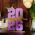 thumbnail image 6 of 3D Wooden Graduation Board For 2026 Graduation Season Ornament,Class Of 2026,2026 Graduation Season Wooden Tabletop Decor Holiday Decorative Ornament,For Graduation Season Gift, 6 of 7