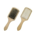 thumbnail image 4 of Wooden Hair Brush Massage Comb Large Paddle Air Cushion Combs for All Hair Types, 4 of 6