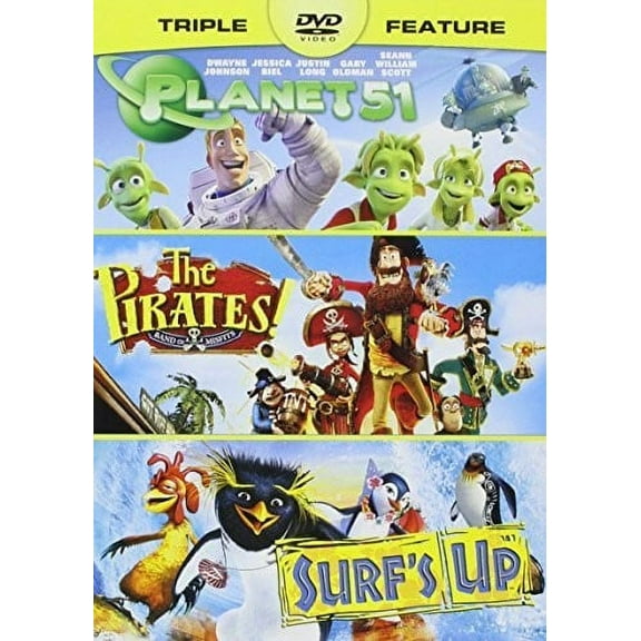 Pirates / Planet 51 / Surf's Up (DVD)