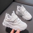 thumbnail image 2 of XFHLMJFF Girls Slip On Sports Shoes Fashionable Sneakers New Pattern Mesh Comfortable Hook Loop Shoes Cute Classic Shoes 5.5-6Y, 2 of 10