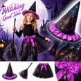 thumbnail image 2 of Women Halloween Costume Outfit With Tulle Skirt, Witch Hat And Coordinated Accessories For Costume Parties, Dance Events, Stage Performances, Photo Sessions, Parades And Dress Up Events, 2 of 7