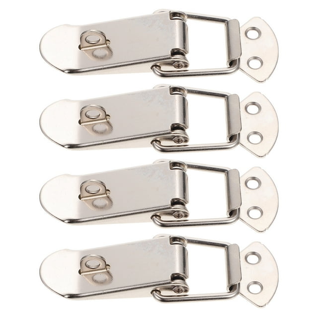 MasteelfCA 4pcs Metal Wooden Case Buckle Latch Buckle Latch Case Hasp Accessories