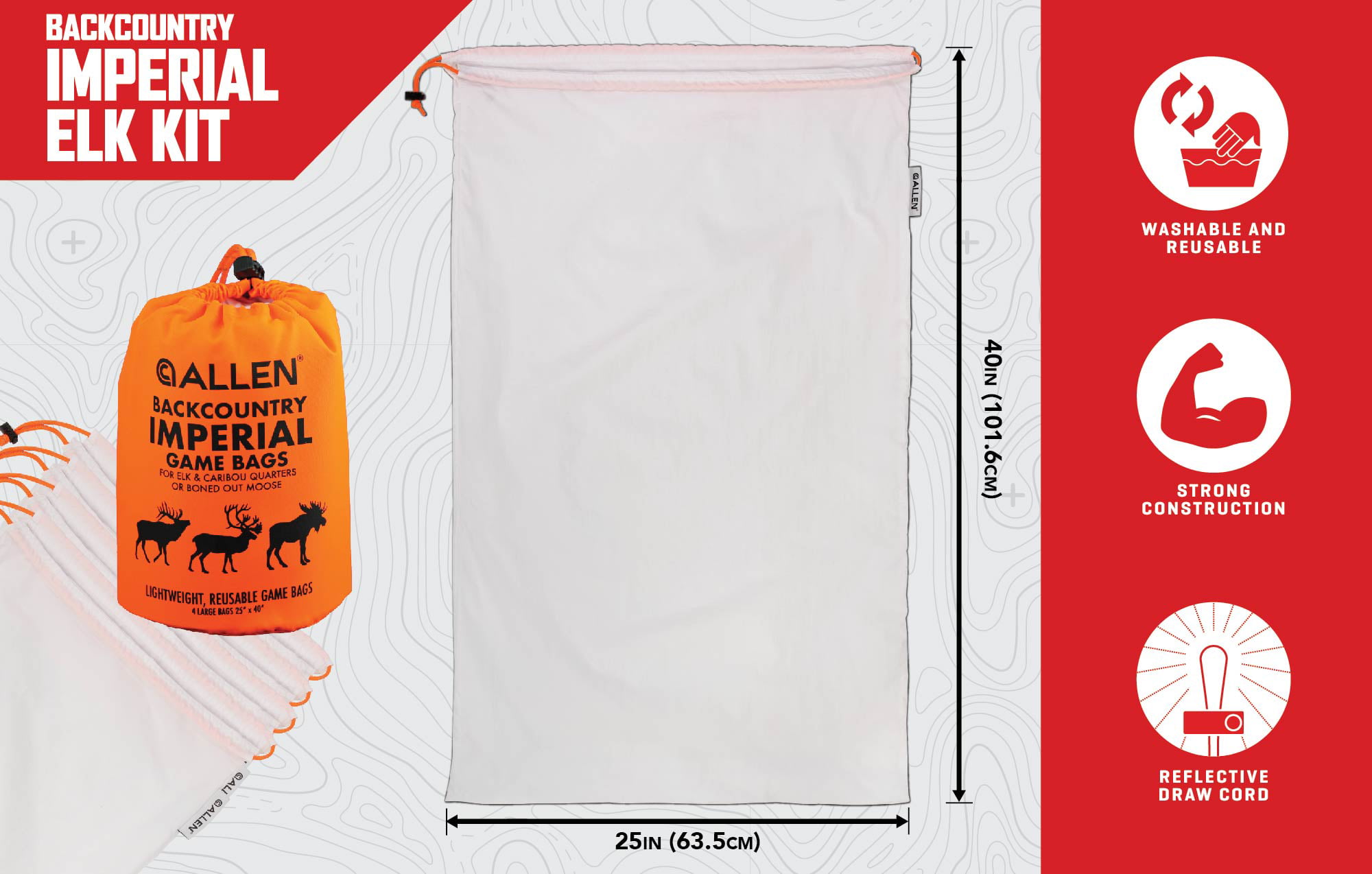 Allen Company Backcountry™ Bull Kit, White