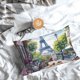 thumbnail image 5 of Fotbe Parisian Cafe With Eiffel Funda de Almohada Decorativa Estilo Occidental, Lujo en Algodón, Fundas para Almohadas King, Cojín Estampado para Decoración del Hogar-14"x20", 5 of 6