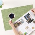 thumbnail image 4 of Btomtd Placemats,Table Mat,Placemats Set Of 4 Heat Vinyl Table Mats Set Of 4 Washable Place Mats Non-Slip PVC WeaveTable Mats, 4 of 6