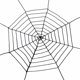 thumbnail image 2 of Ounissouiy SpiderWeb Halloween telaraña Terror fiesta decoración Bar casa embrujada Halloween arañas Web decoración de Halloween 1,5/2,5 m Kits de decoración para fiestas Negro 2.5 m, 2 of 6