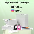 thumbnail image 3 of Cartuchos de Tinta NVN 67XL Paquete Combo Negro/Color para HP 67, 3 of 7