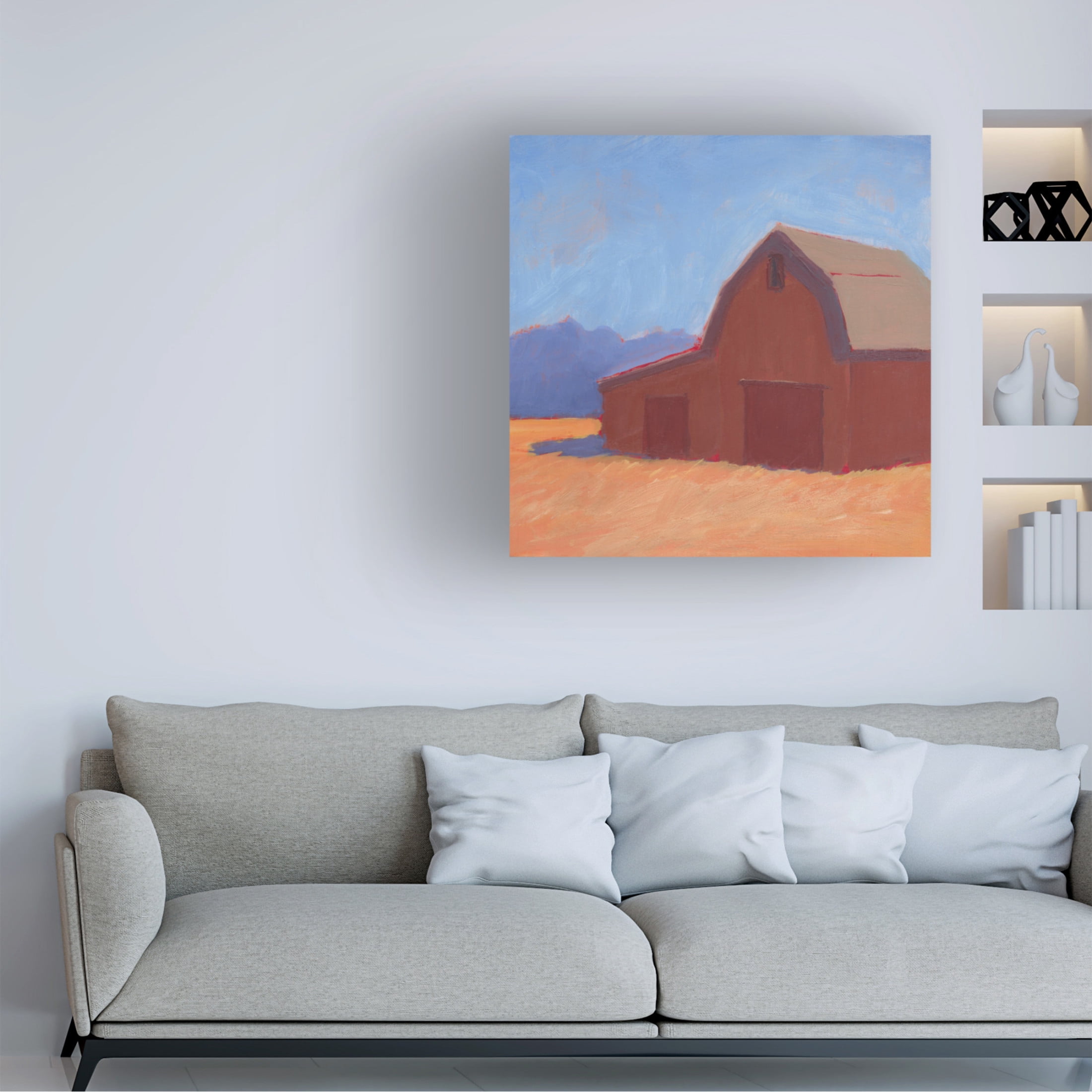 Trademark Fine Art Carol Young Rustic Hayven I Canvas Wall Art