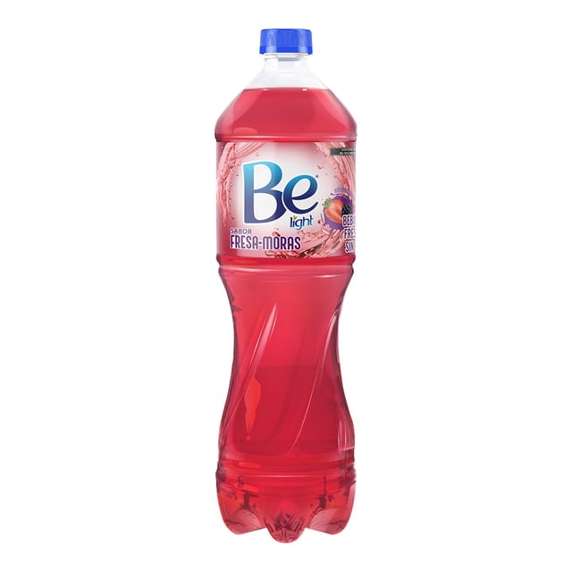 Agua saborizada Be Light sabor fresa moras 1.5 l
