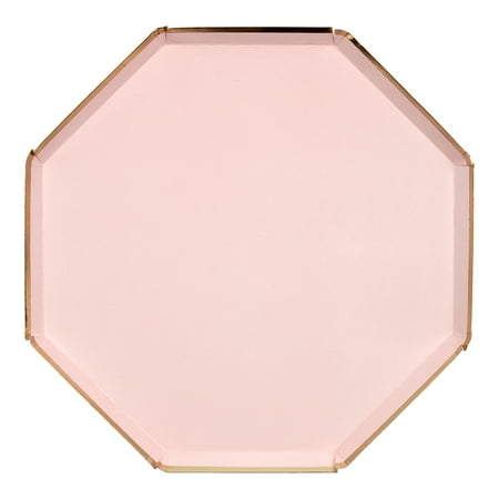 Meri Meri Pale Pink Dinner Plates, 8ct