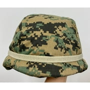 New Genuine Usgi Usmc Pasgt Helmet Wtih Woodland Marpat Cover - Medium