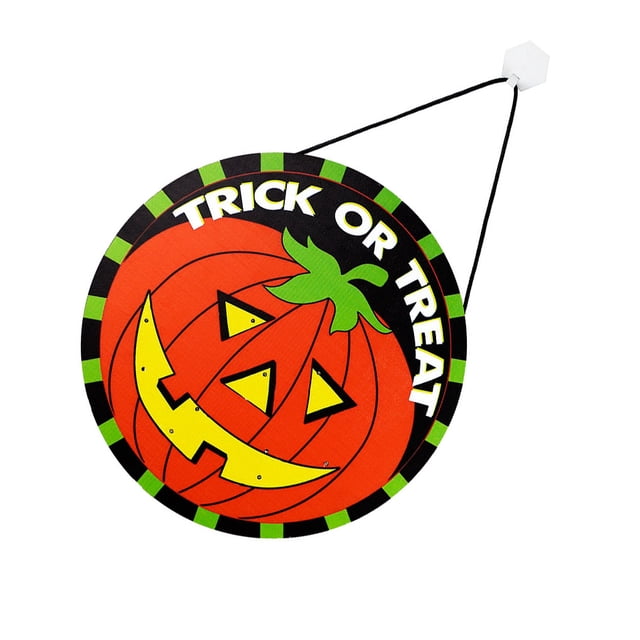 Yuarrent Letrero de Luz LED de Halloween 30V Trick or Treat Patrón de esqueleto Colgador con cuerda Colgante de ventana para puerta Jardín Patio Kits de decoración para fiestas Tipo 10 Yuarrent HA063929-10