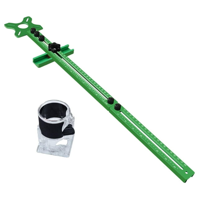 Maoww Support de Rainure de Débroussailleuse pour Routeur Étendu 68cm/26.17 avec Base Circulaire Coupe Étendu avec Base