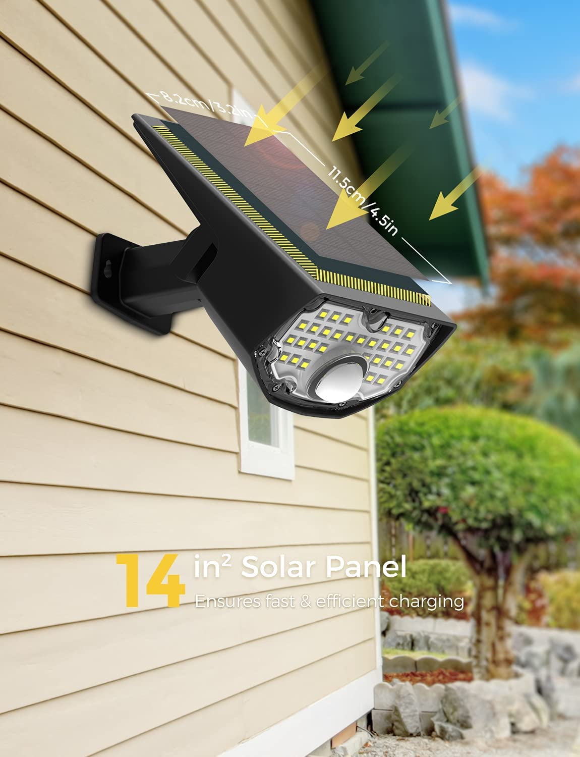 Litom solar lights sale outdoor 30 led