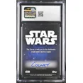 thumbnail image 2 of Topps Star Wars 2024 Chrome Galaxy Variant Artist Sketch Card by Dan Cooney CGC 4, 2 of 3