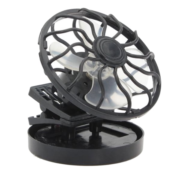 Dpityserensio Summer Saving Portable Clip On Solar Cell Fan Sun Power Energy Panel Summer Cooler