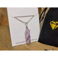 thumbnail image 4 of Crystal Necklace Silver Wire Wire Wrapped Amethyst necklace, 4 of 9