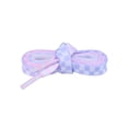 thumbnail image 2 of INSPIRE CHIC Two Color Checkered Flat Shoelaces Plaid Shoe Laces for Sneaker 1 Pair Pink Purple Gradient-2 160cm/63", 2 of 4