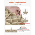 thumbnail image 5 of VEVOR Garden Stepping Stones, 8Pcs 15.5 x 15.5 in, Decorative Stepping Stones with Stakes, Weather-Resistant Plastic Pathway Pavers, Smooth Surface, Outdoor Walkway for Lawn Patio Landscape, Beige, 5 of 9