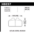 thumbnail image 2 of Hawk Brake DL Bridgebolt DTC 70, 2 of 4