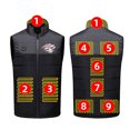 thumbnail image 3 of guisaled Men's Lightweight Heated Vests Battery Pack Not Included Winter Softshell Warm Lightweight Quilted Jackets Outdoor Hunting Vests, 3 of 9