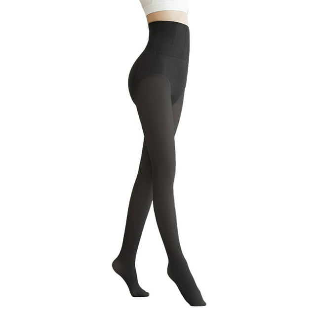 Pantimedias cálidas Medias para mujer Cintura alta, caderas, diseño de cartílago en forma de panal-350 g para 60-100 kg