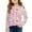 Pink#076, variant on LTTVQM Girls Fall Shirts Size 3-4 Long Sleeve Casual Floral Graphic Tunic Tops Loose Fit Crew Neck Blouses Soft Shirts Green 3-4 Years