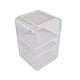 thumbnail image 2 of Organizador de botellas de agua de acrílico, resistente, a prueba de polvo, fácil de limpiar, soporte de almacenamiento para gabinete de escritorio, grande, 3 capas, blanco, 2 of 5